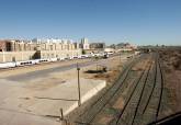 Terrenos de la actual estaci�n de tren, donde se construir� la nueva
