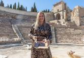 Presentaci�n de la reproducci�n en chocolate del Teatro Romano